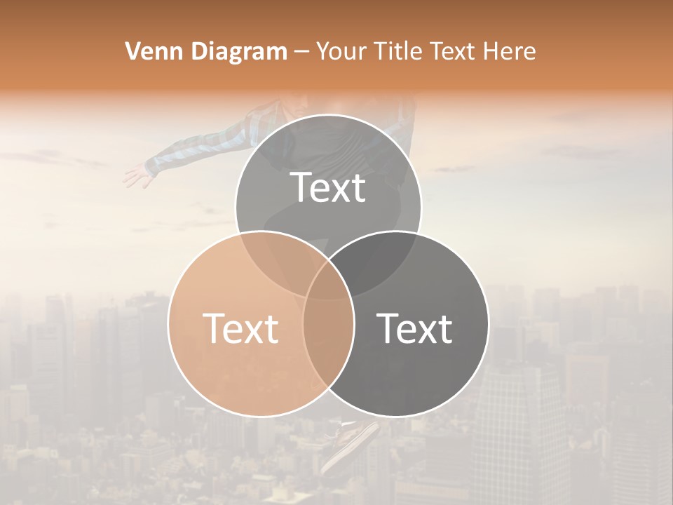 String Purple Object PowerPoint Template