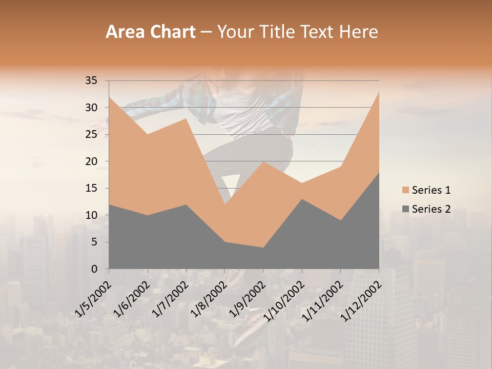String Purple Object PowerPoint Template