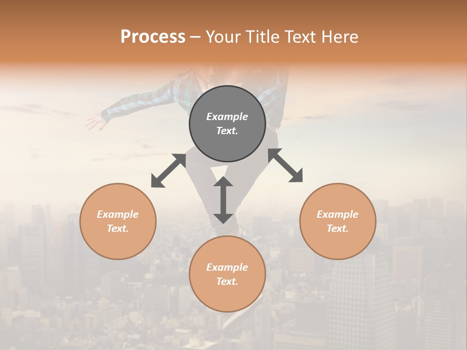String Purple Object PowerPoint Template