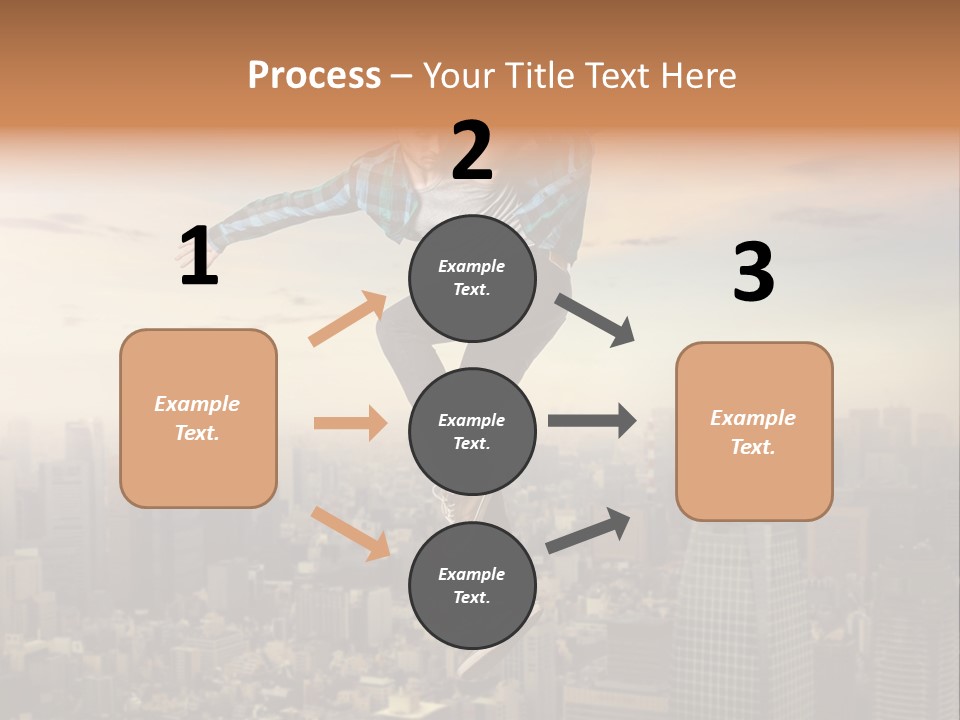 String Purple Object PowerPoint Template