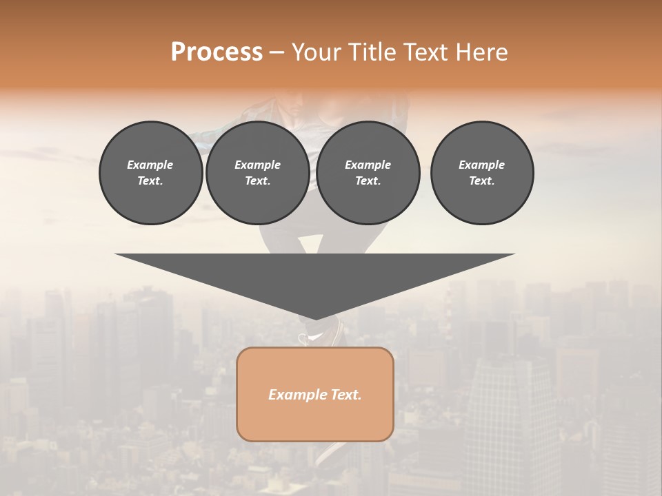 String Purple Object PowerPoint Template