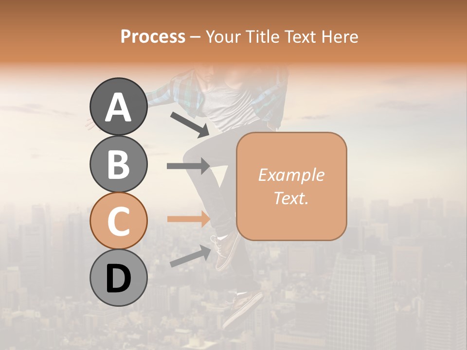 String Purple Object PowerPoint Template