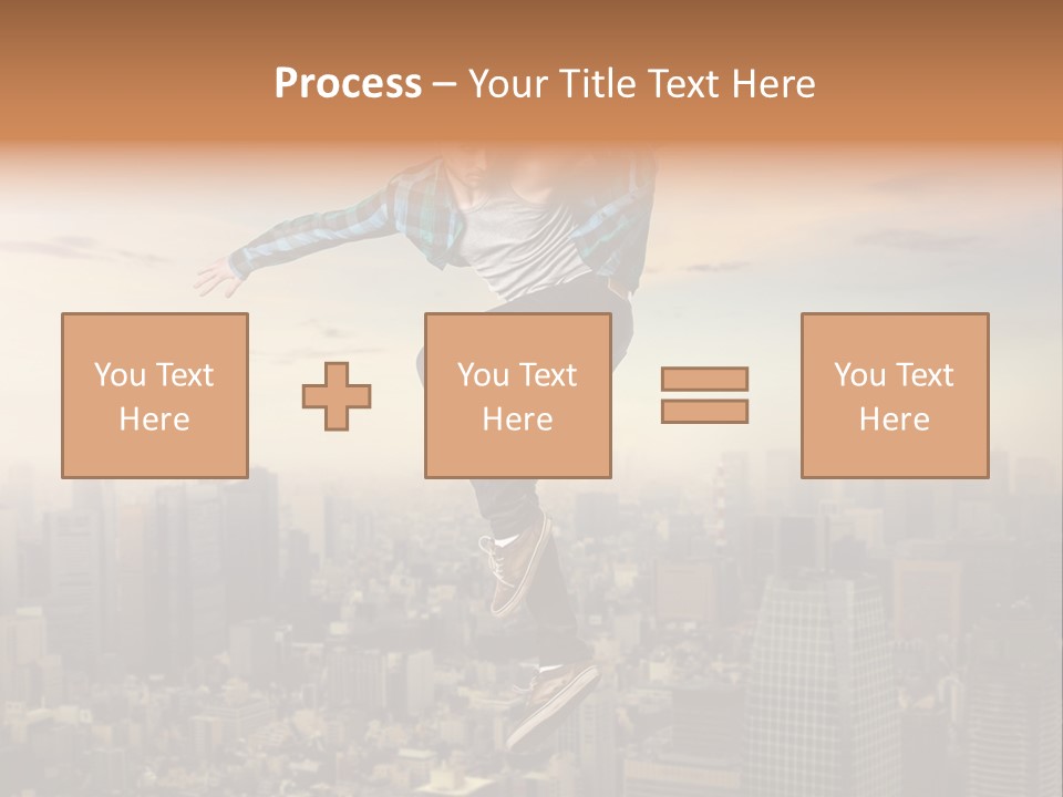String Purple Object PowerPoint Template