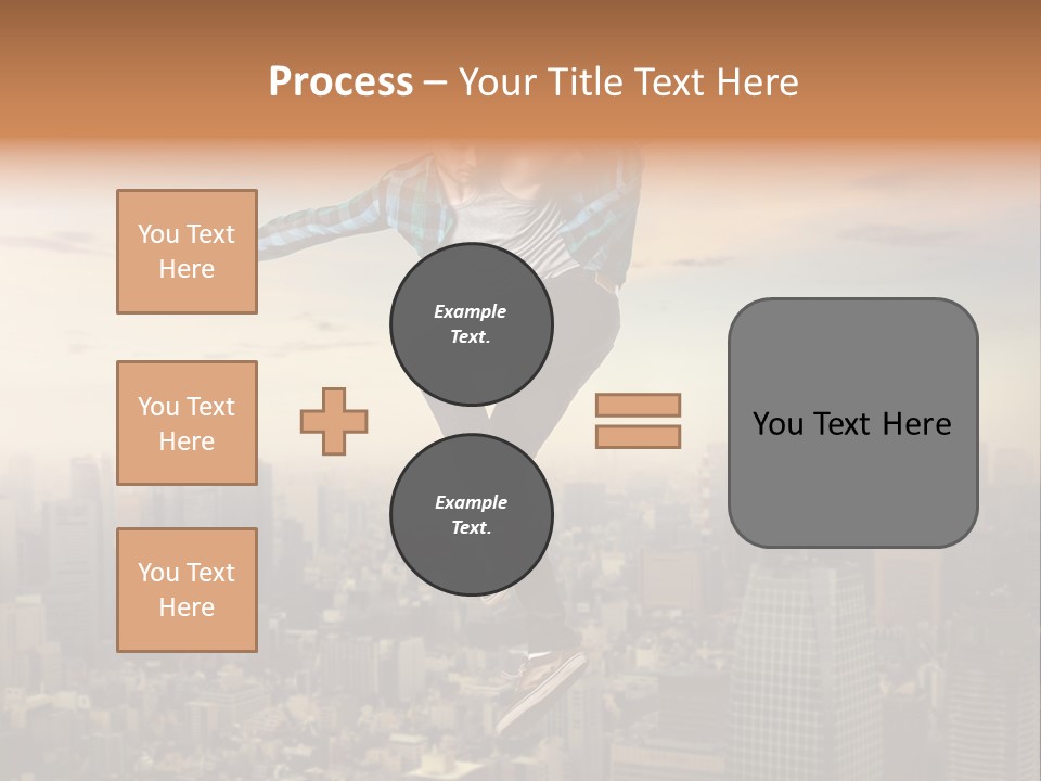 String Purple Object PowerPoint Template