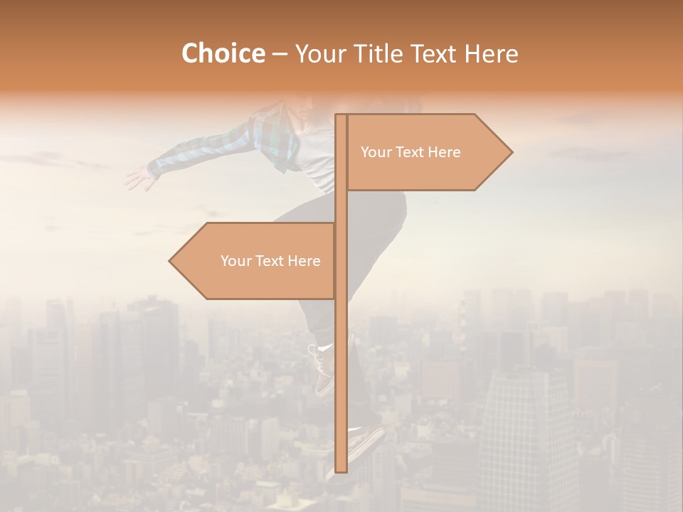 String Purple Object PowerPoint Template