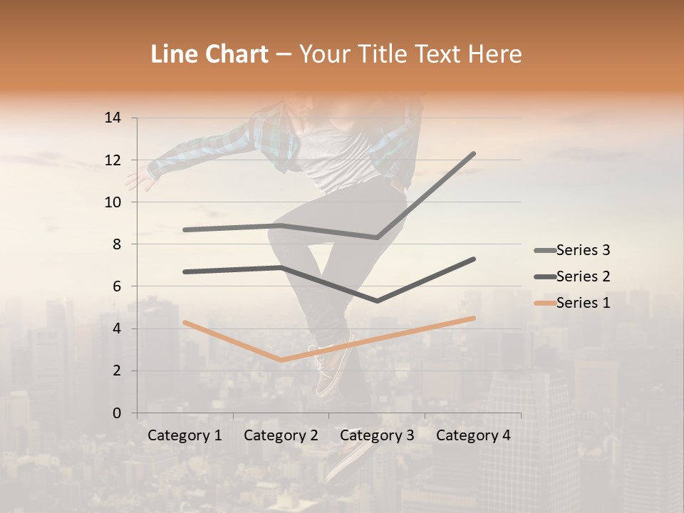 String Purple Object PowerPoint Template