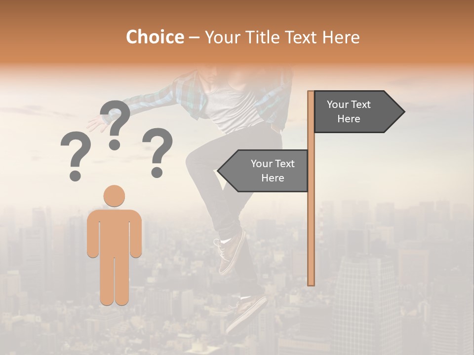 String Purple Object PowerPoint Template