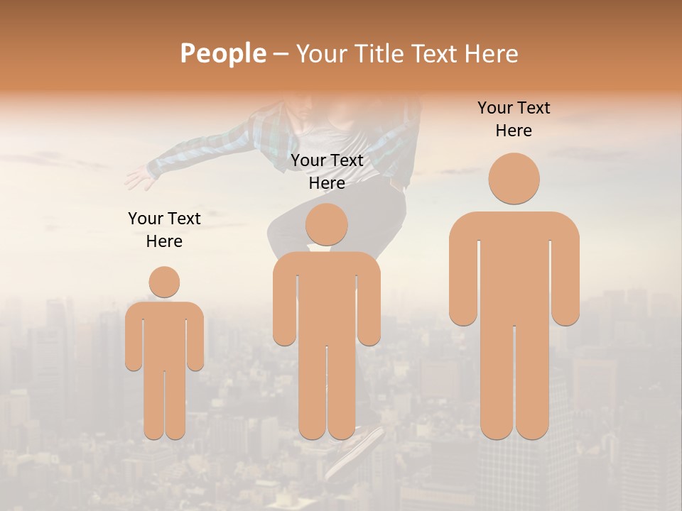 String Purple Object PowerPoint Template