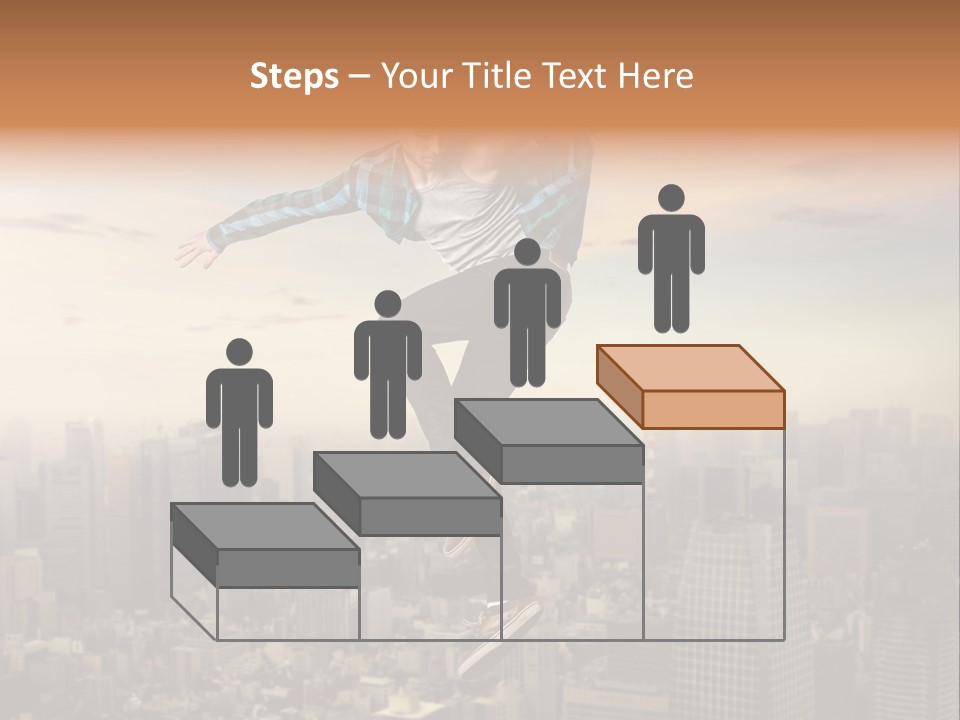 String Purple Object PowerPoint Template