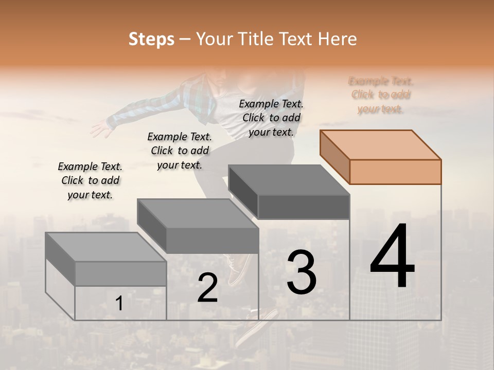 String Purple Object PowerPoint Template