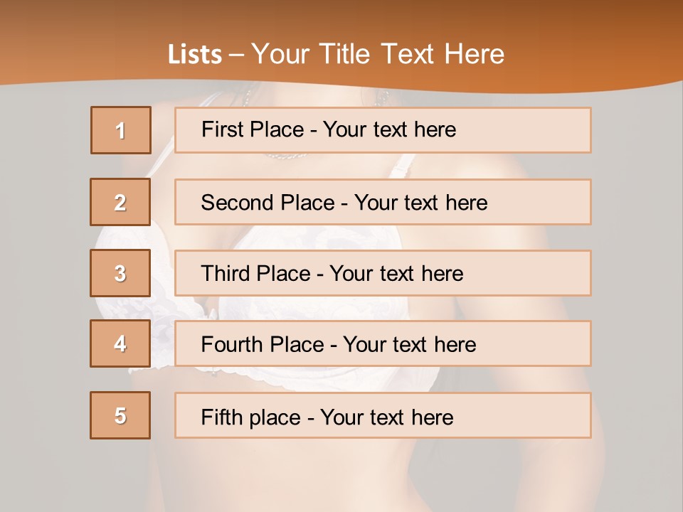 Smiling Beauty Attractive PowerPoint Template