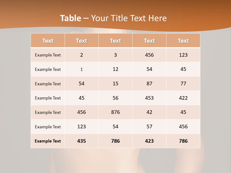 Smiling Beauty Attractive PowerPoint Template