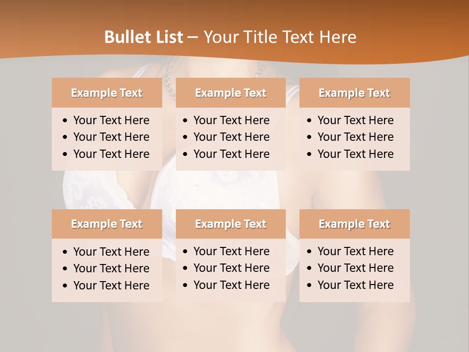 Smiling Beauty Attractive PowerPoint Template