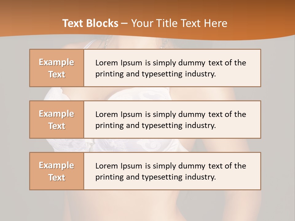 Smiling Beauty Attractive PowerPoint Template