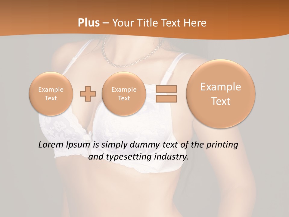 Smiling Beauty Attractive PowerPoint Template