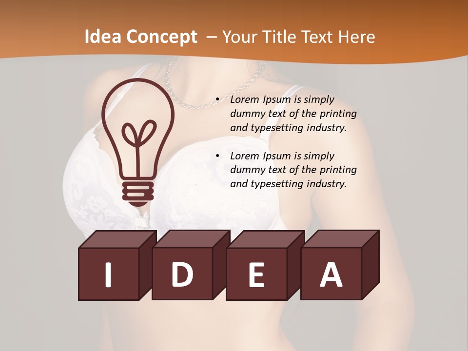 Smiling Beauty Attractive PowerPoint Template