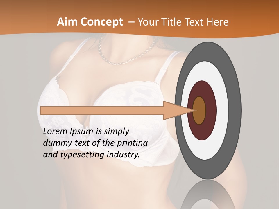 Smiling Beauty Attractive PowerPoint Template