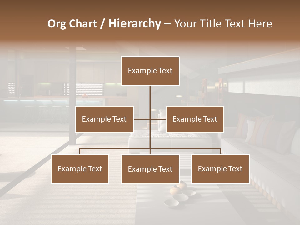 Architectural Room Living PowerPoint Template