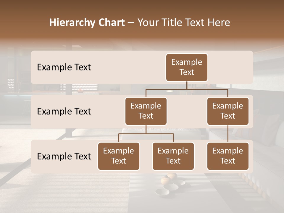 Architectural Room Living PowerPoint Template