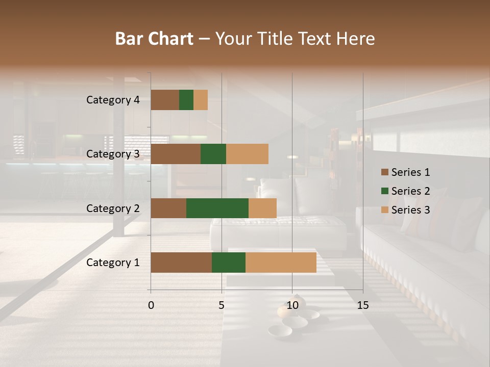Architectural Room Living PowerPoint Template