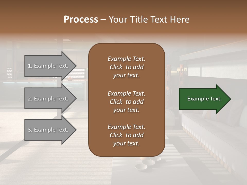 Architectural Room Living PowerPoint Template