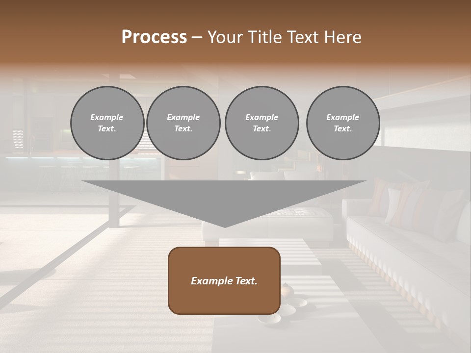 Architectural Room Living PowerPoint Template