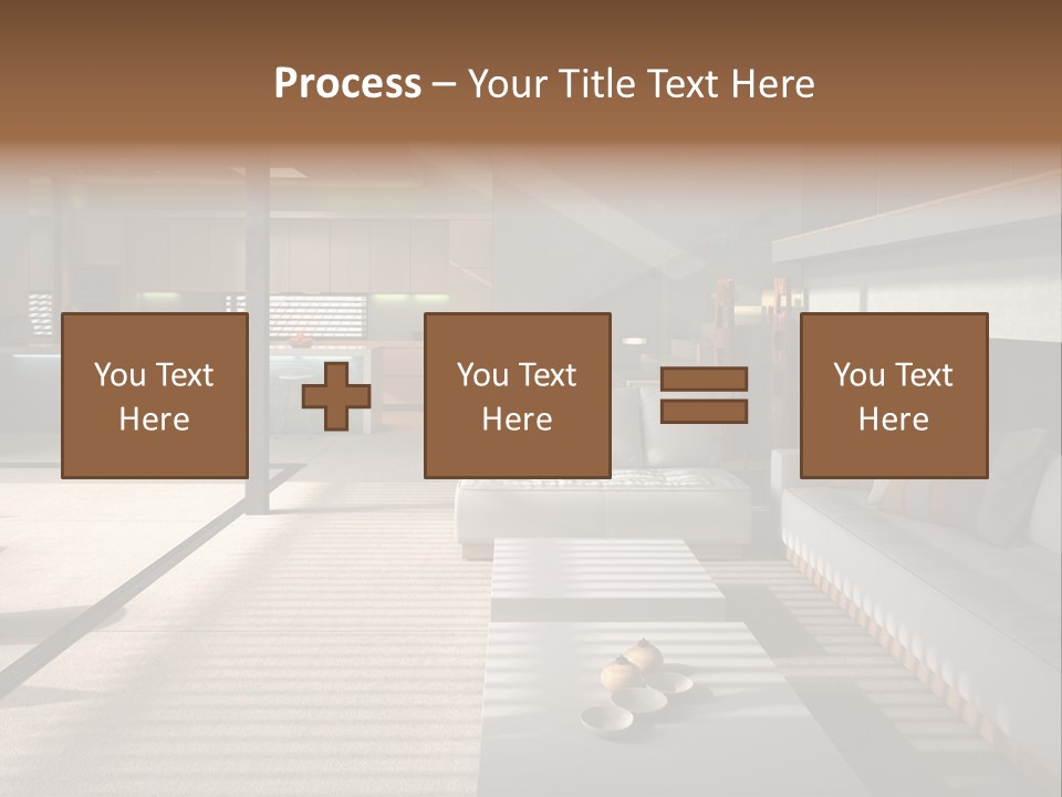 Architectural Room Living PowerPoint Template