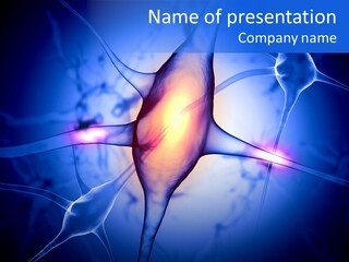 Neuron Emotion Nucleus PowerPoint Template