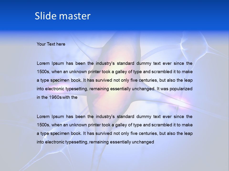 Neuron Emotion Nucleus PowerPoint Template