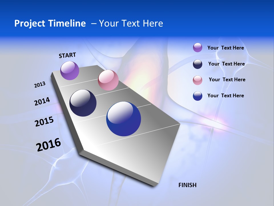 Neuron Emotion Nucleus PowerPoint Template