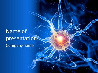 Nerve Head Electron PowerPoint Template