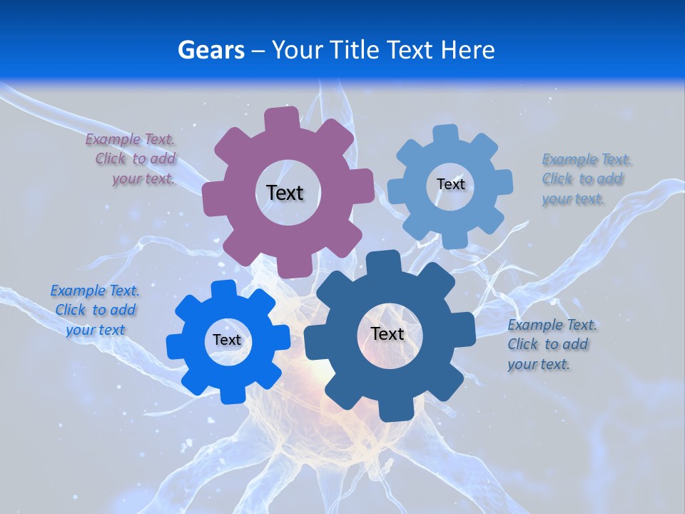 Nerve Head Electron PowerPoint Template
