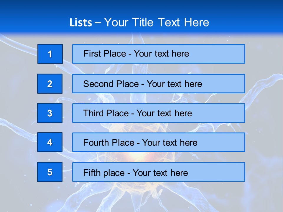 Nerve Head Electron PowerPoint Template