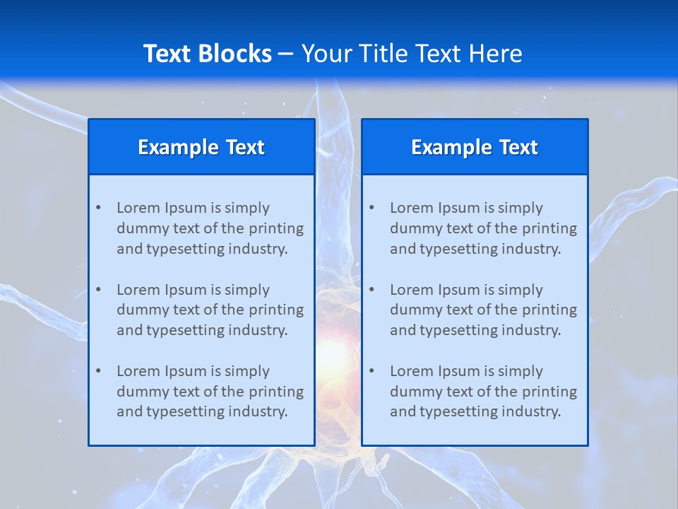 Nerve Head Electron PowerPoint Template