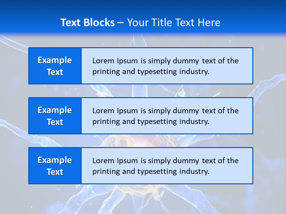 Nerve Head Electron PowerPoint Template
