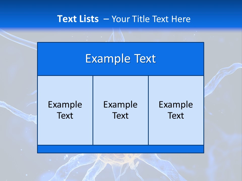 Nerve Head Electron PowerPoint Template