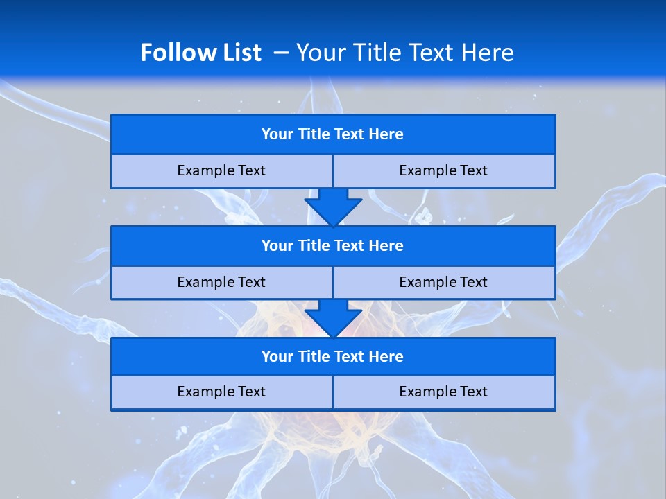 Nerve Head Electron PowerPoint Template