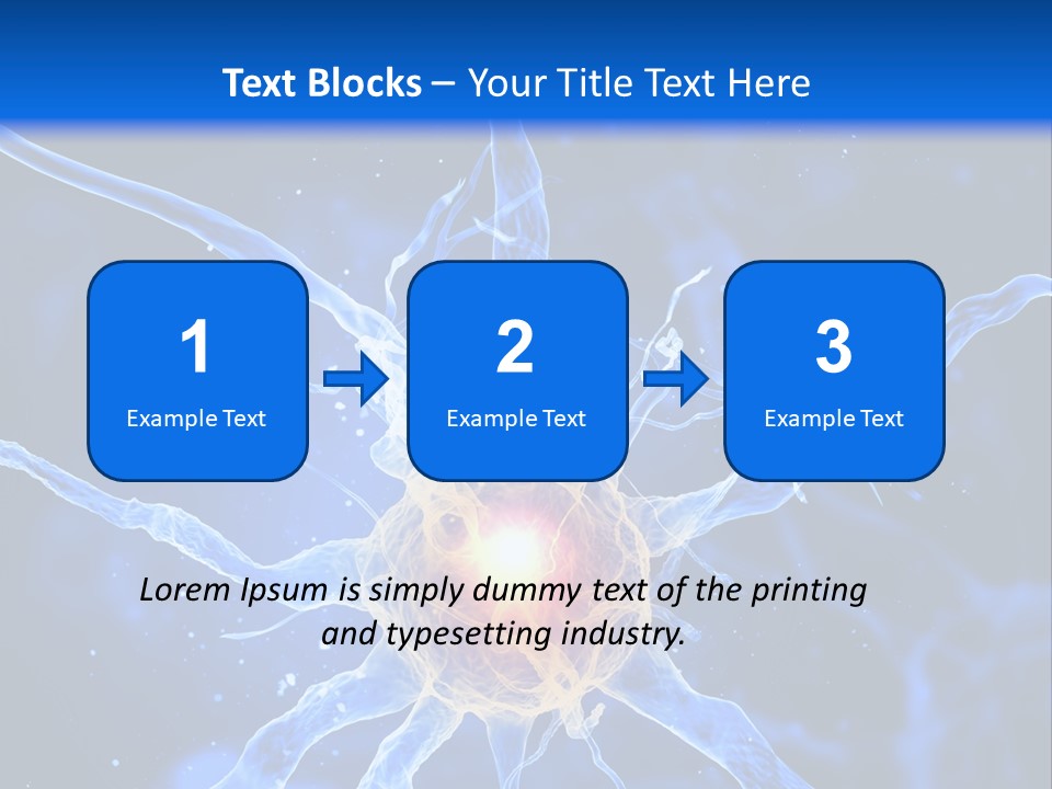 Nerve Head Electron PowerPoint Template