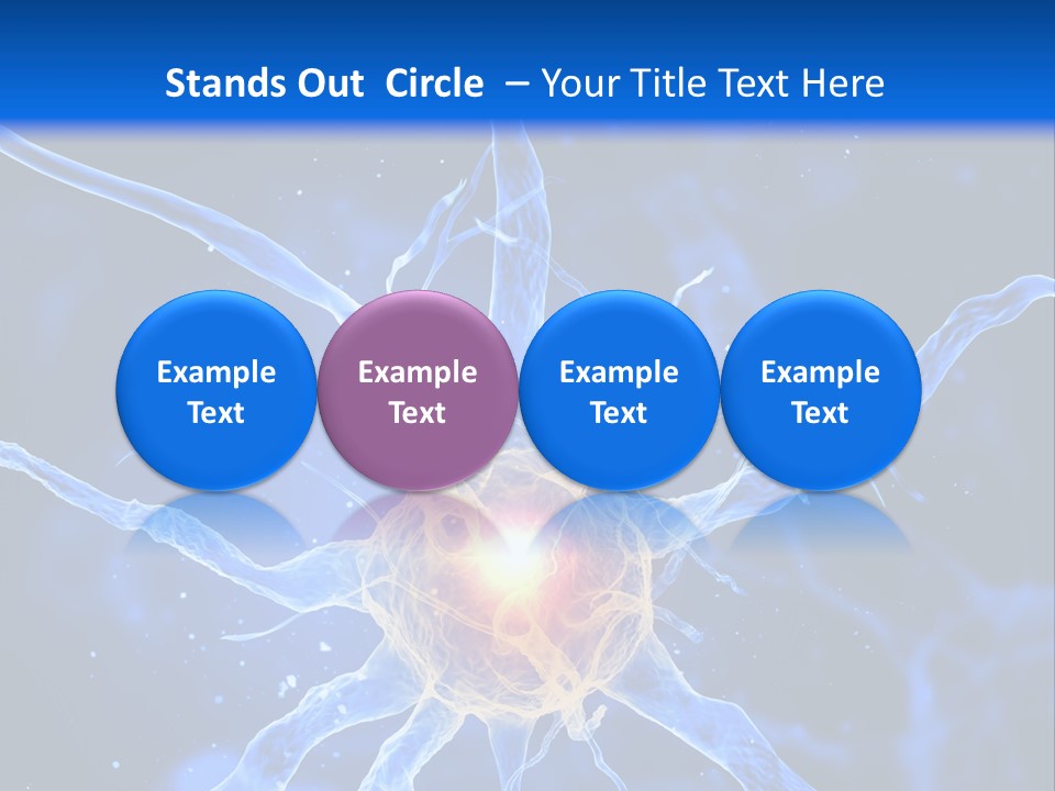 Nerve Head Electron PowerPoint Template
