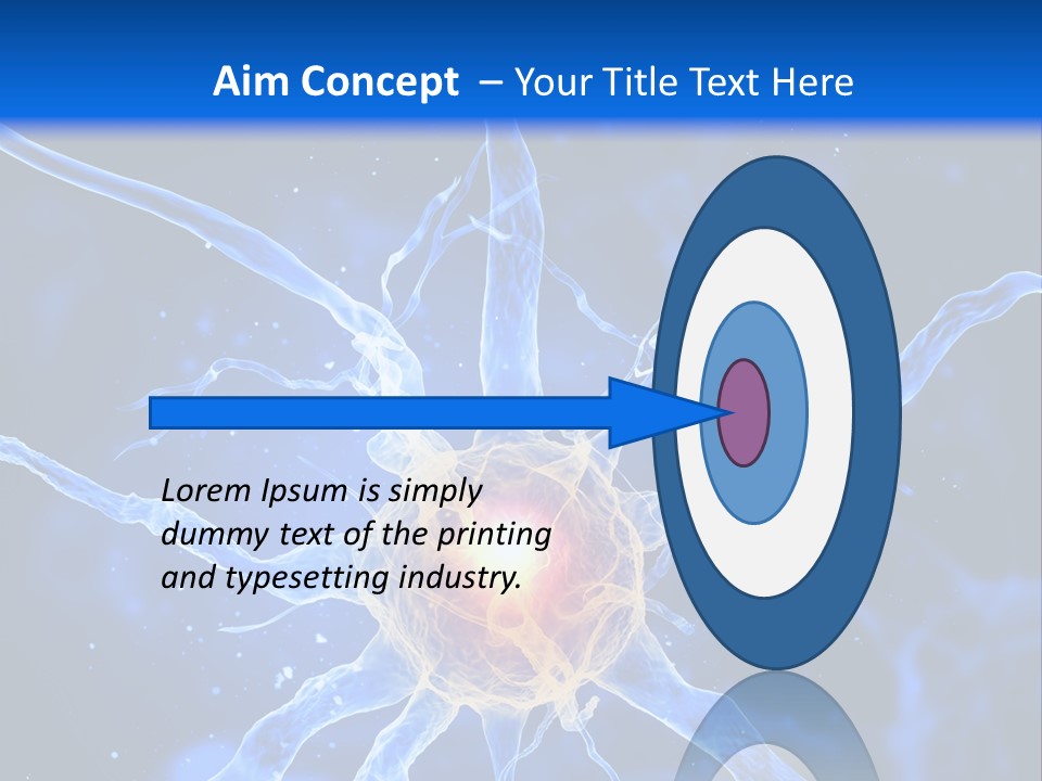 Nerve Head Electron PowerPoint Template