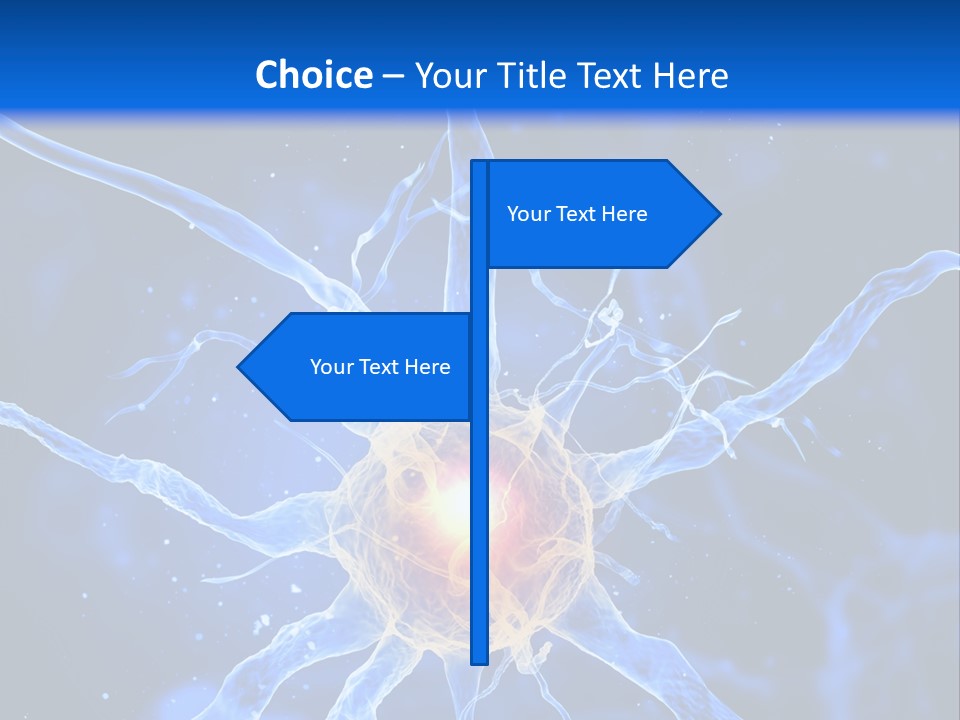 Nerve Head Electron PowerPoint Template