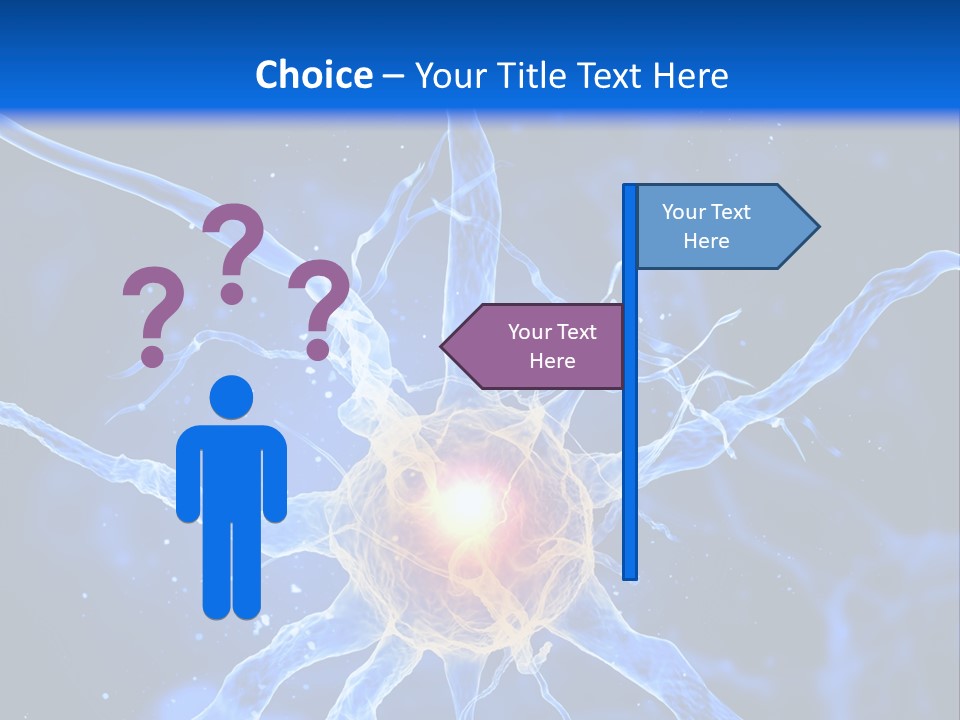 Nerve Head Electron PowerPoint Template