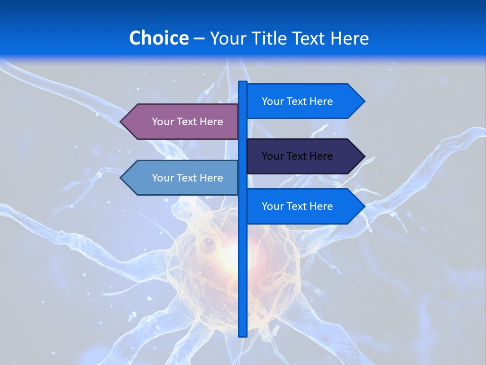 Nerve Head Electron PowerPoint Template