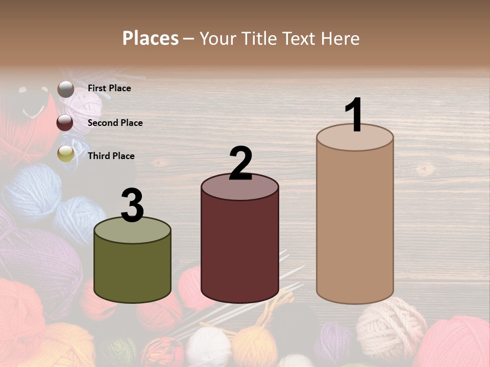 String Purple Object PowerPoint Template