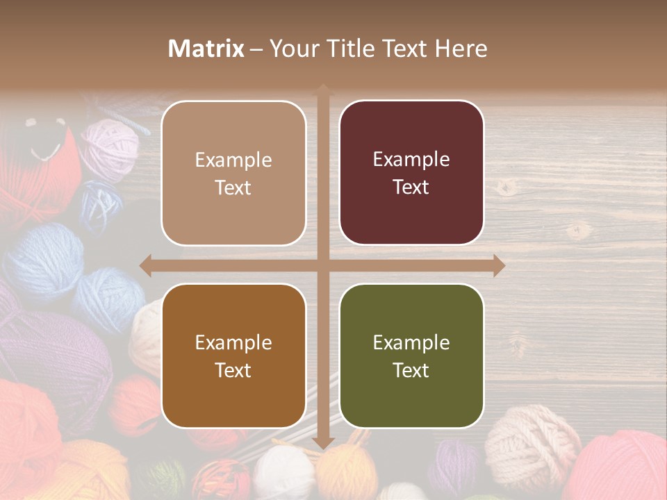 String Purple Object PowerPoint Template