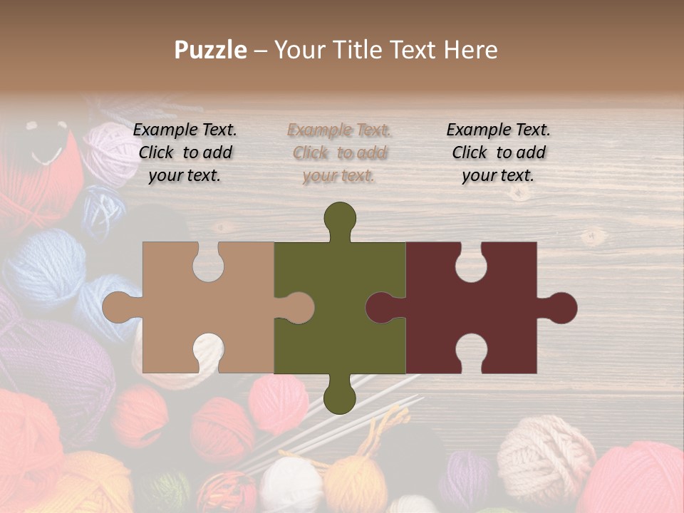 String Purple Object PowerPoint Template