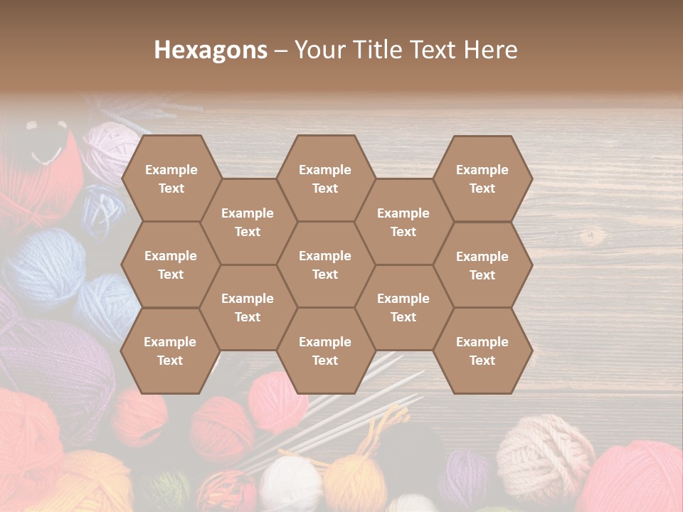 String Purple Object PowerPoint Template