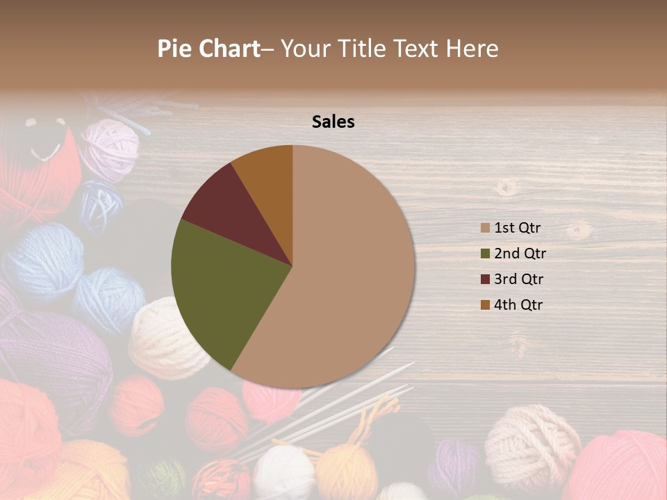 String Purple Object PowerPoint Template