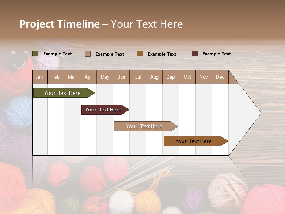 String Purple Object PowerPoint Template