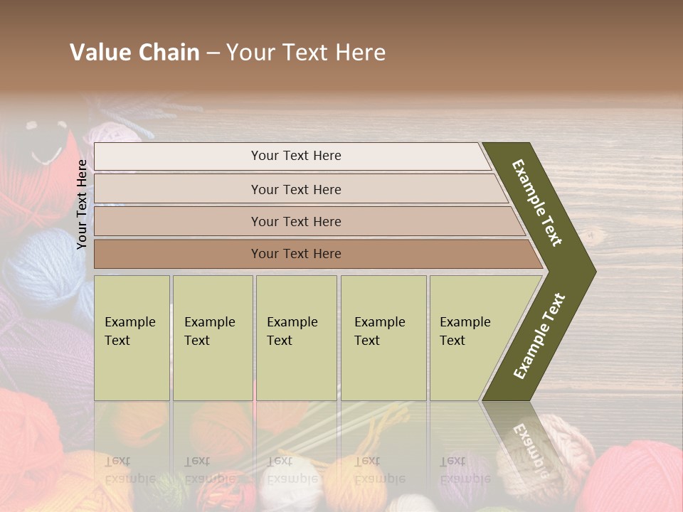 String Purple Object PowerPoint Template